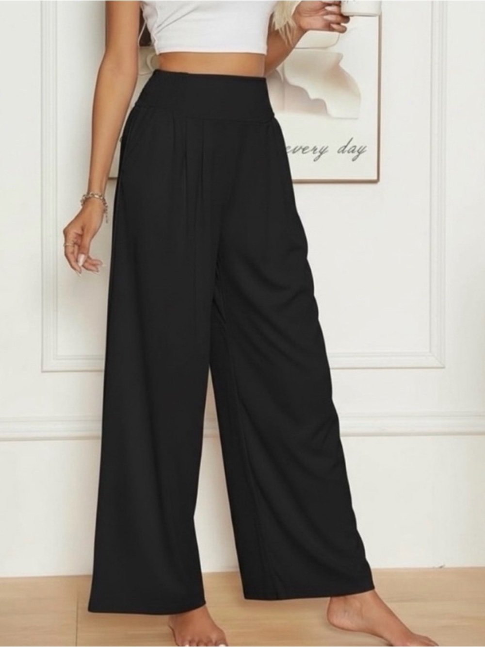Anthropologie cloth and stone black pants